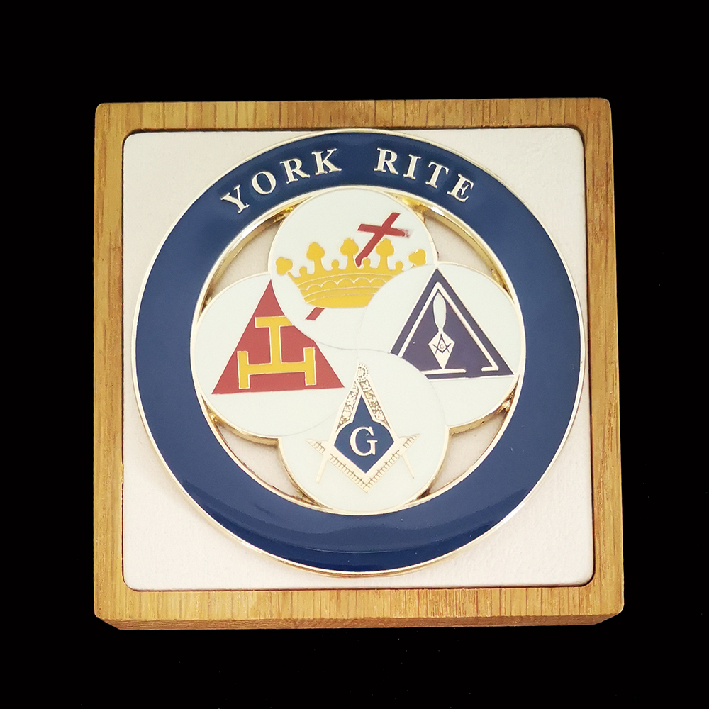 Car Accessories York - Freimaurer Auto Emblem Abzeichen YORK RITE