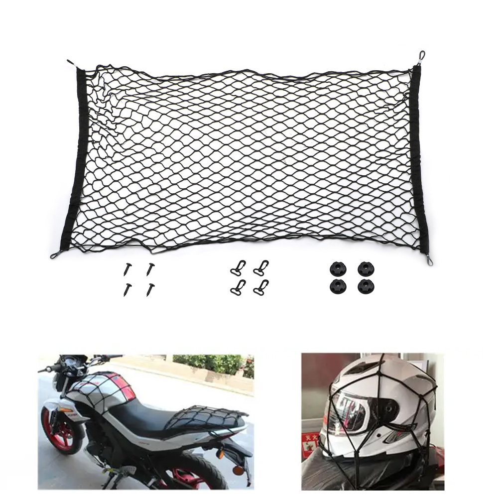 Car Cargo Net Trunk - Universal 90x40cm/110x50cm Motorrad Lagerung Net Tasche
