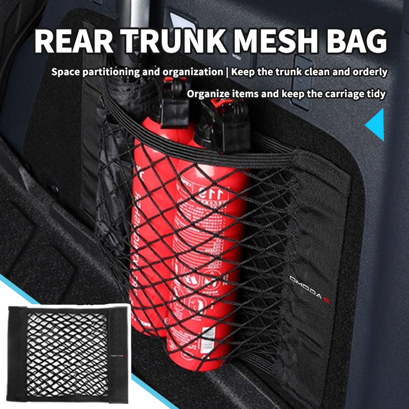 Car Cargo Net Trunk - Für Chery Omoda Auto-Styling Kofferraum-Aufbewahrungstasche Elastisches