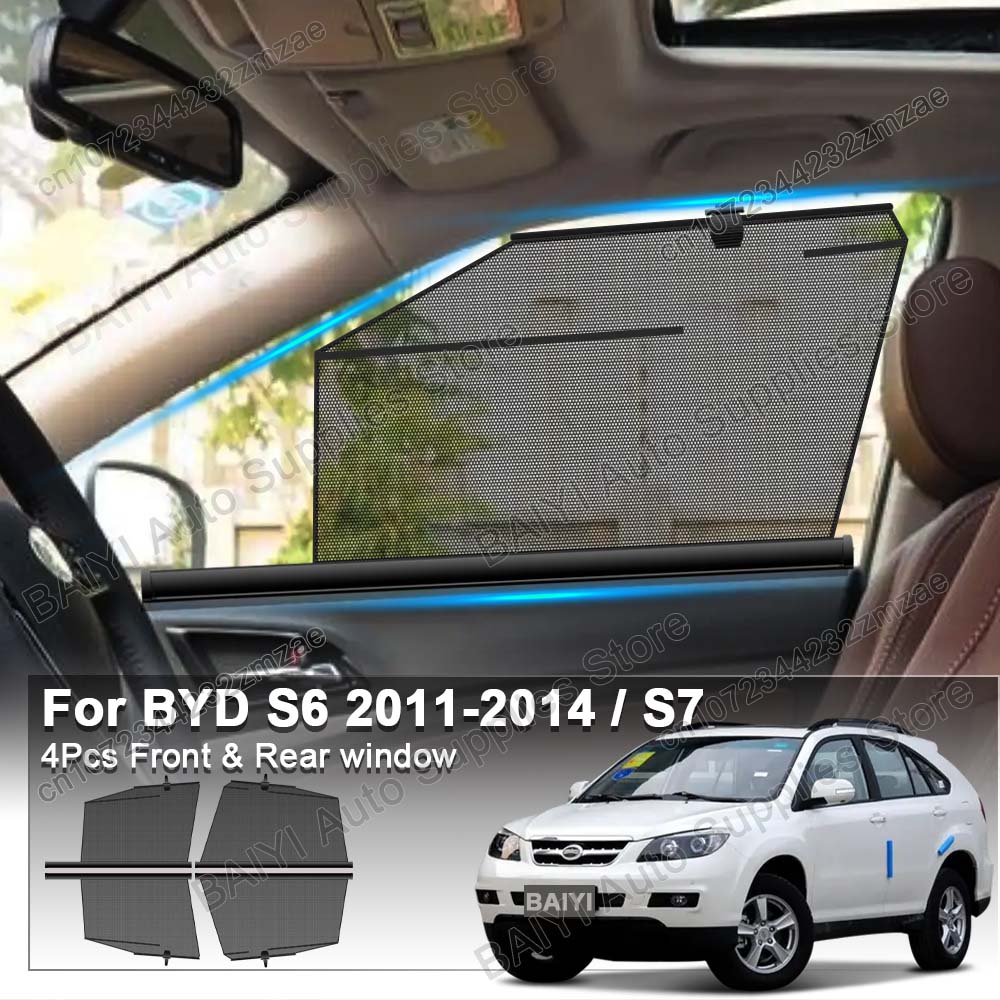 Automatic Car Sunshade - Für BYD S7/S6 2011-2014 Seitenfenster des