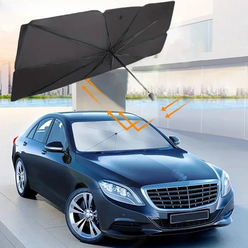 Windshield Sun Shade - Auto-Sonnenschutz, Auto-Zubehör Windschutzscheiben-Sonnenschutz, Auto-Windschutzscheiben-Sonnenschutzschirm, Blockiert UV-Strahlen