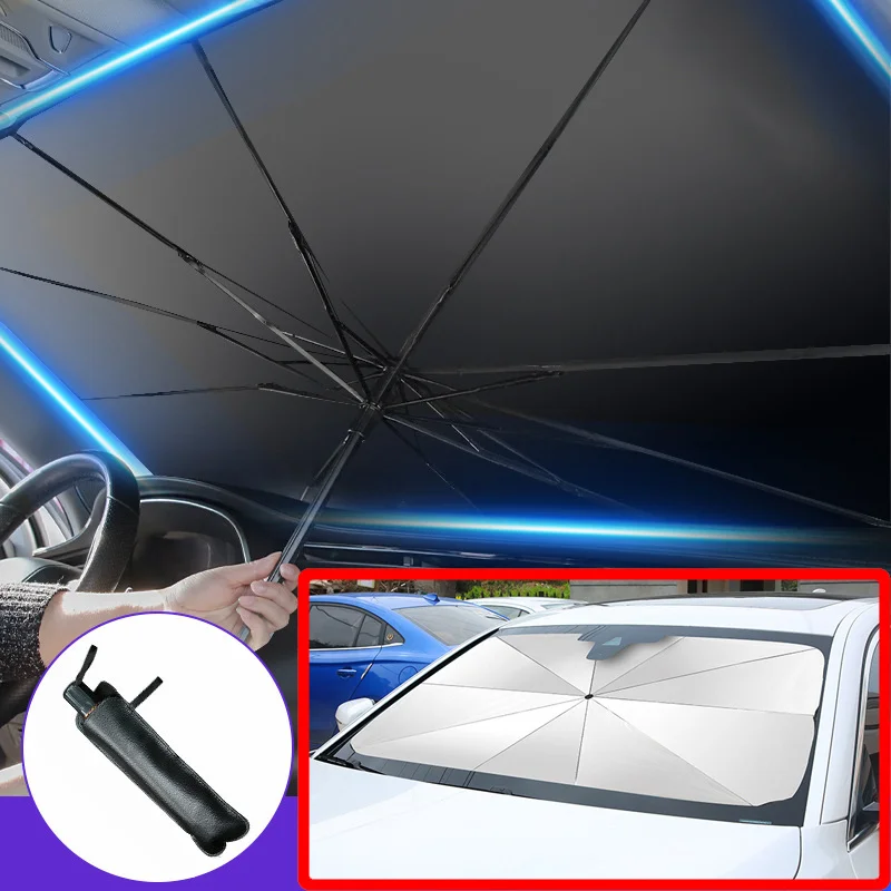 Windshield Sun Shade - Faltbarer Auto-Sonnenschutz Frontscheiben-Sonnenschutz Anti-UV Wärmeisolierung Abdeckungen