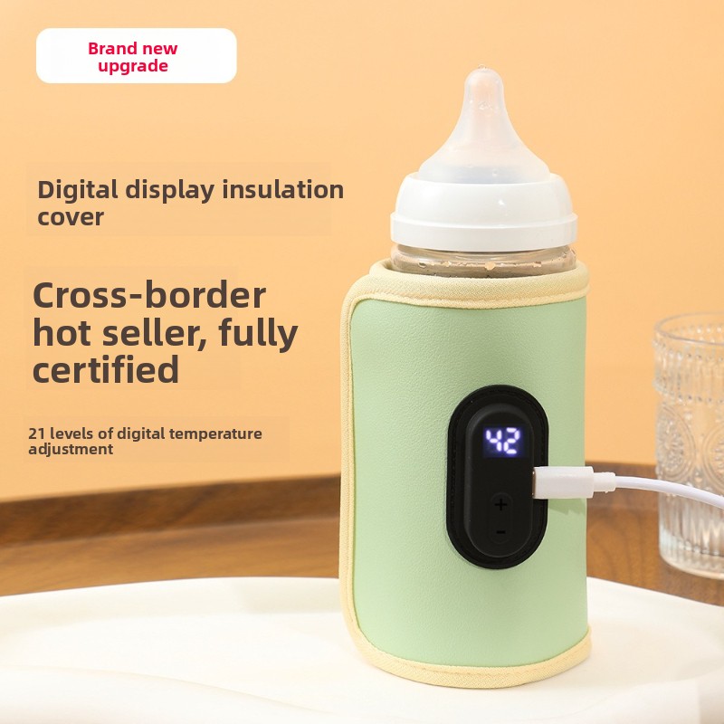 Car Accessories For Elderly - Tragbare Digitalanzeige Baby Flaschenwärmer USB Auto