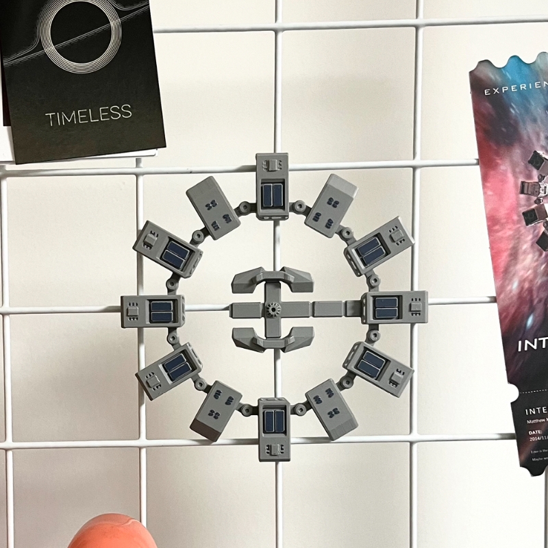 Car Accessories Sticker - Interstellar Endurance Space Station – magnetischer
