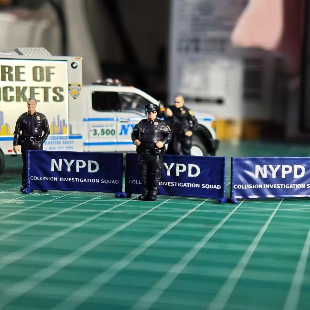 Car Accessories York - 1/64 New York City Polizeidienststelle NYPD