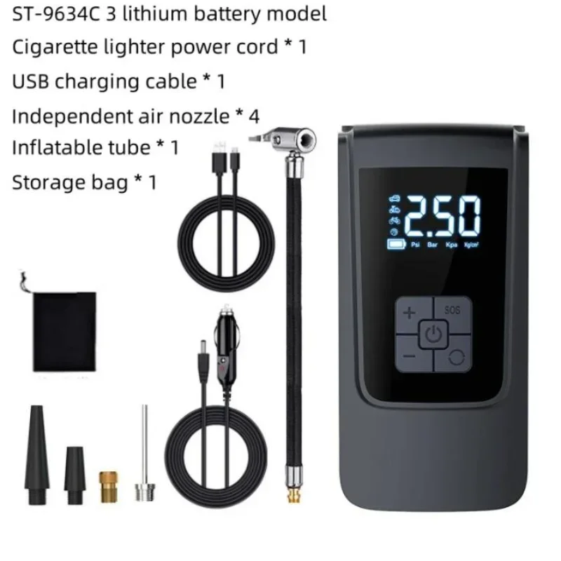 Car Portable Tire Inflator - Luft Kompressor Luftpumpe Für Auto Tragbare