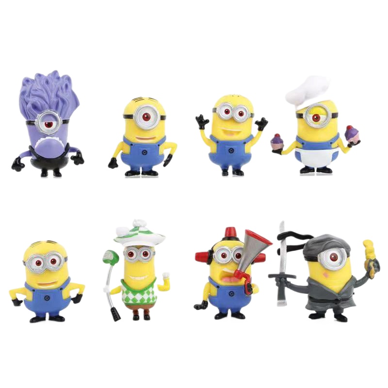 8 Stück/1 Set 52TOYS Minions C – Car Accessories Xmas Bewertung und Preis