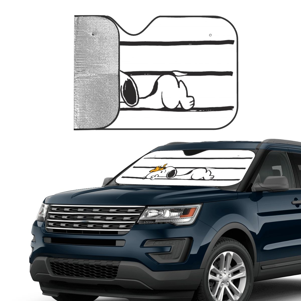 Snoopys Smile Giggle Laugh Win – Automatic Car Sunshade Bewertung und Preis
