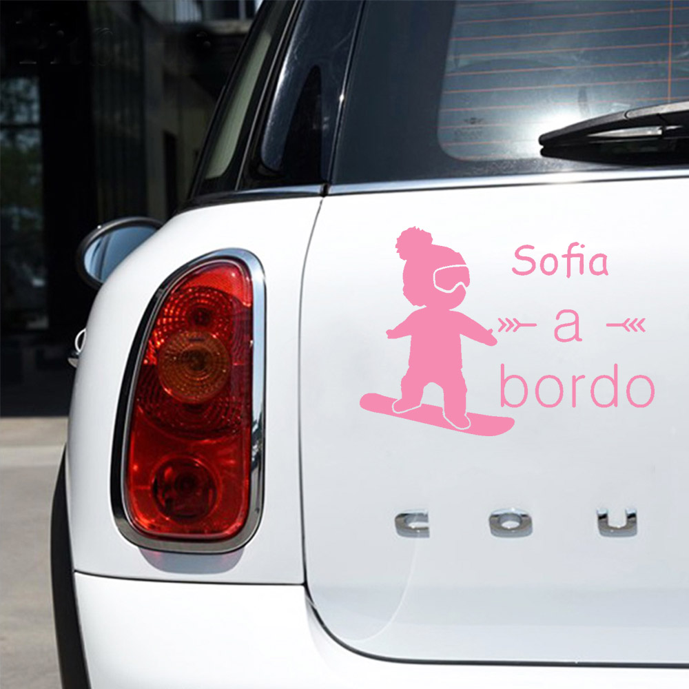1pc Vinyl baby ein burgund bun – Car Accessories Sticker Bewertung und Preis
