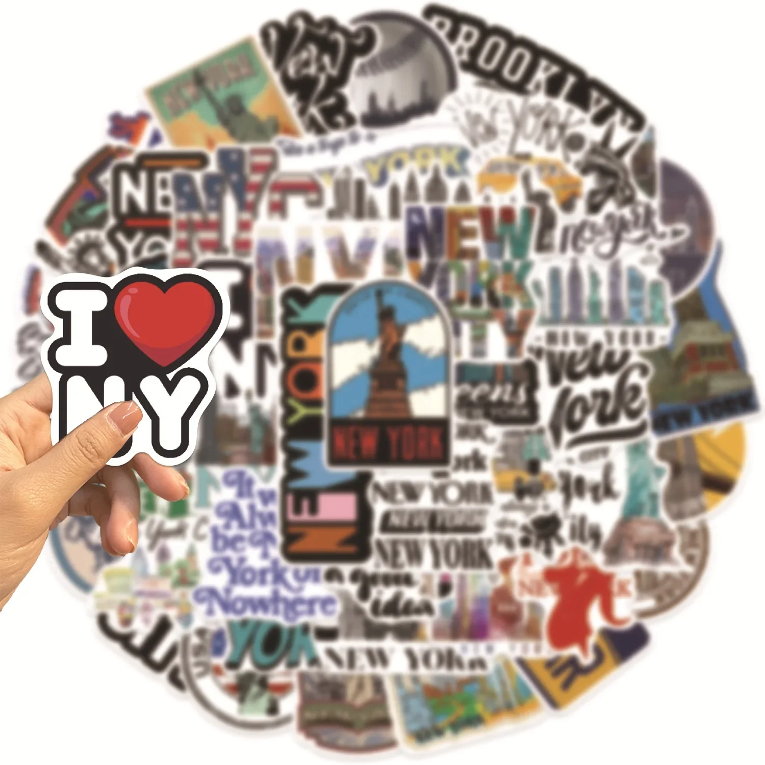 50/100 Stück süße New York Cit – Car Accessories York Bewertung und Preis